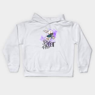 Down the rabbit hole Kids Hoodie